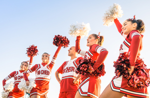 Group of cheerleaders